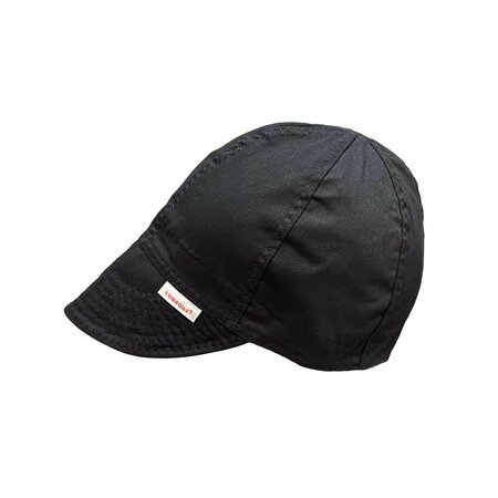COMEAUX CAPS Single Sided Welder's Cap, One Size, Solid Black 1000EBL